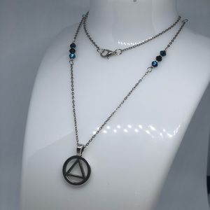Alcoholics Anonymous prayer necklace